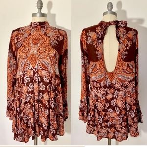 Free people open back tunic